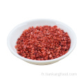 Granules de fraise lyophilisés sains